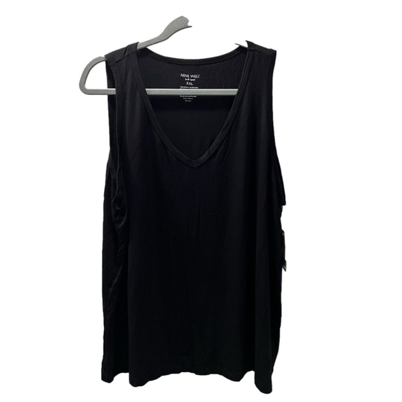 Nine West Tops - NWT Nine West|Black Tank Top|Size XXL